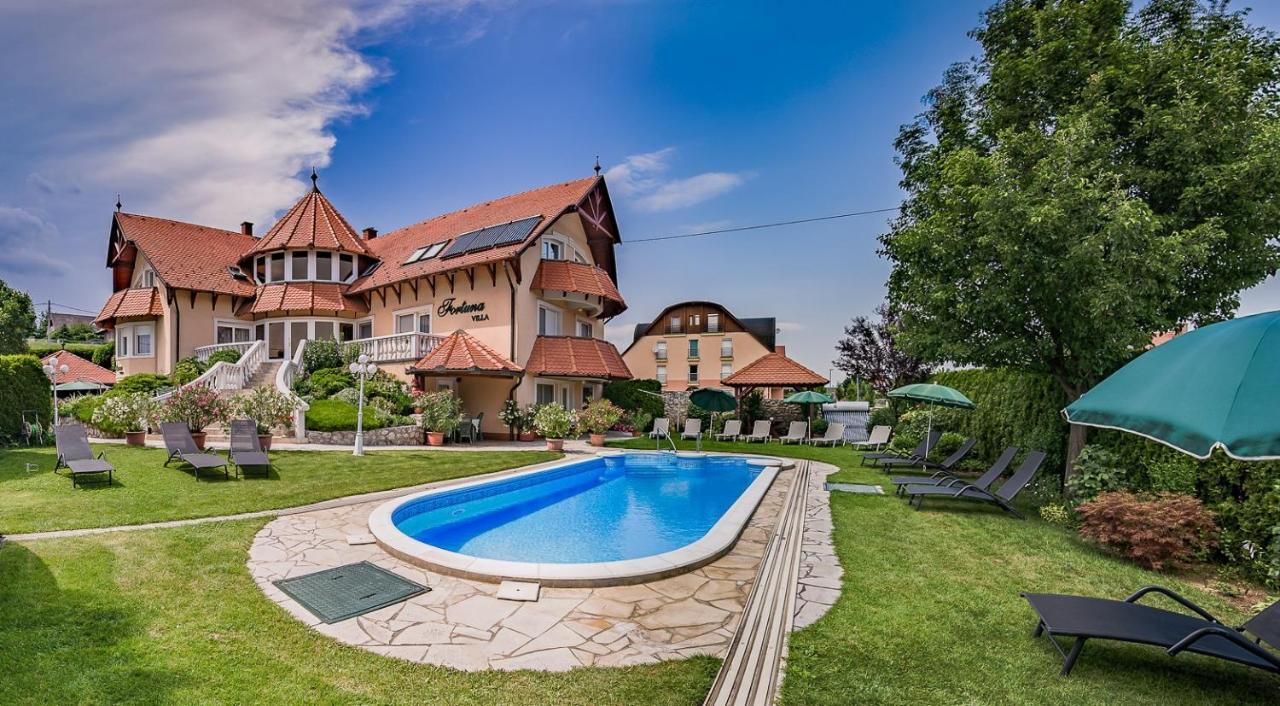 Fortuna Villa Heviz Bagian luar foto